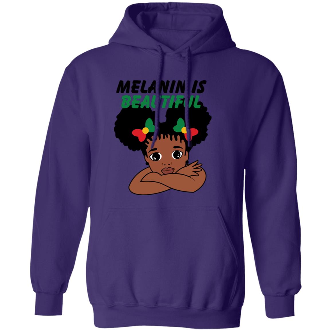 Melanin Is Beautiful Pullover Hoodie