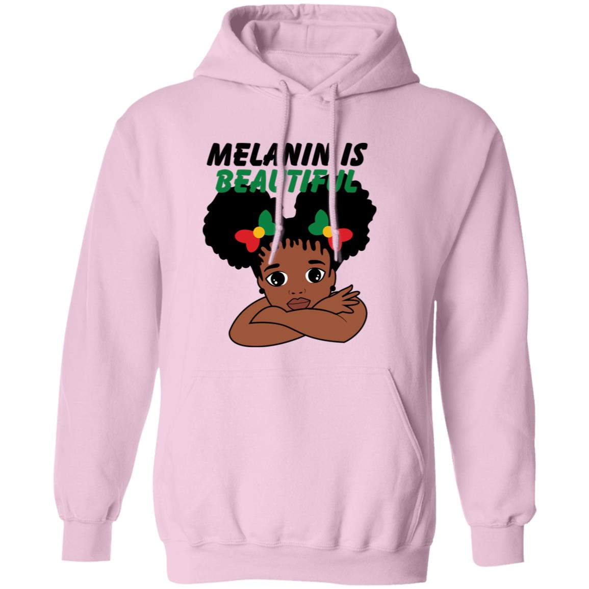 Melanin Is Beautiful Pullover Hoodie